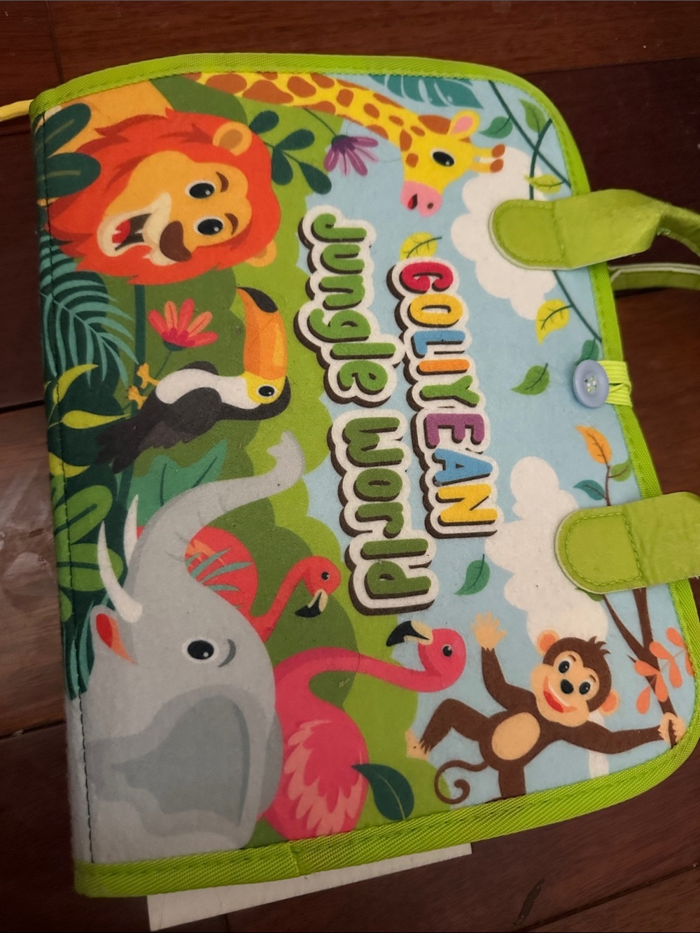 Kids felt learning book